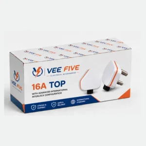 Vee Five 16A Top box front view