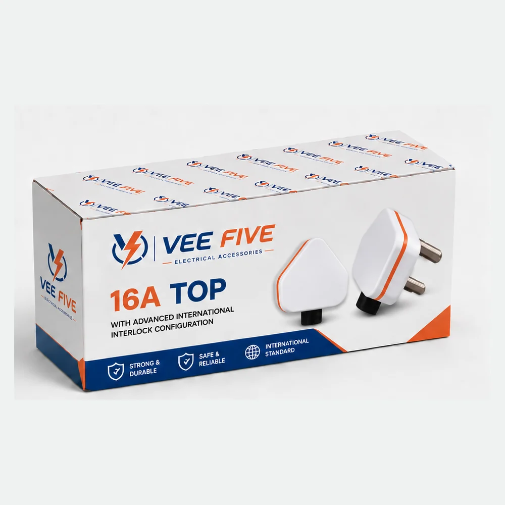 Vee Five 16A Top box front view