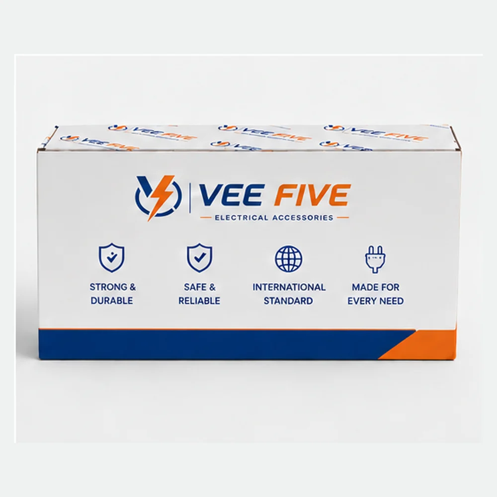 Vee Five Batten Holder box back panel with product features