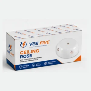 Vee Five Ceiling Rose box front view